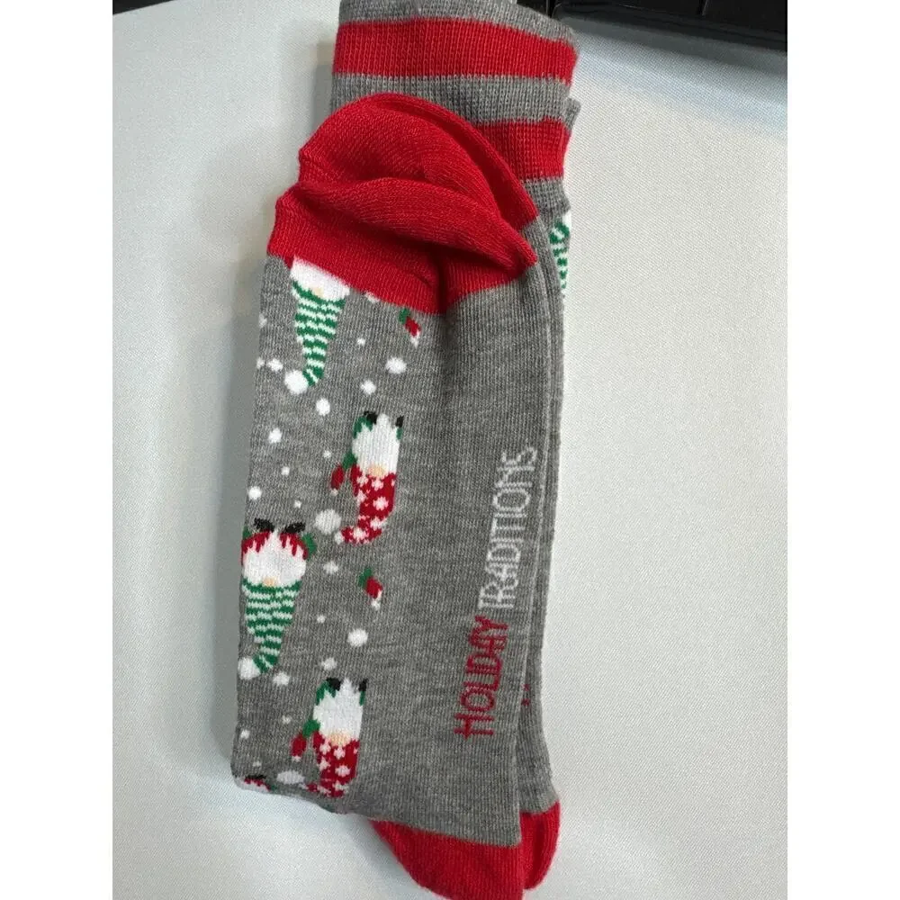 Hallmark‎ Christmas Theme Anklet Socks NWT + Over Calf Sock NWOT- 3 Pairs Bundle
